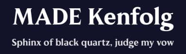 MADE Kenfolg by MadeType — Serif Font — thumbnail 2