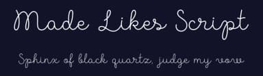 Made Likes Script by MadeType — Script Handwritten Font — thumbnail 2