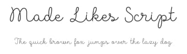 Made Likes Script by MadeType — Script Handwritten Font — thumbnail 1