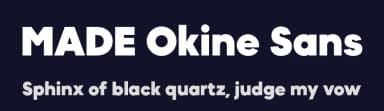 MADE Okine Sans by MadeType — Sans Serif Font — thumbnail 2