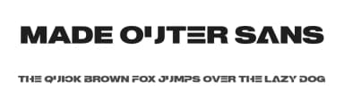 MADE Outer Sans by MadeType — Sans Serif Font — thumbnail 1