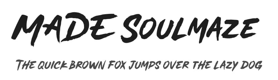 MADE Soulmaze by MadeType — Sans Serif Font