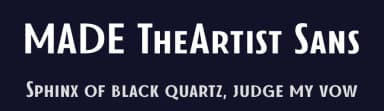 MADE TheArtist Sans by MadeType — Sans Serif Font — thumbnail 2
