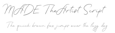 MADE TheArtist Script by MadeType — Script Handwritten Font — thumbnail 1