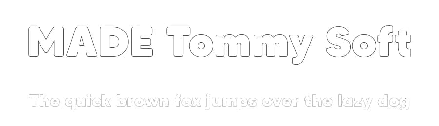 MADE Tommy Soft by MadeType — Sans Serif Font