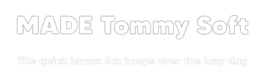 MADE Tommy Soft by MadeType — Sans Serif Font — thumbnail 1