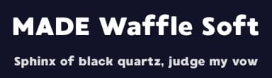 MADE Waffle Soft by MadeType — Sans Serif Font — thumbnail 2