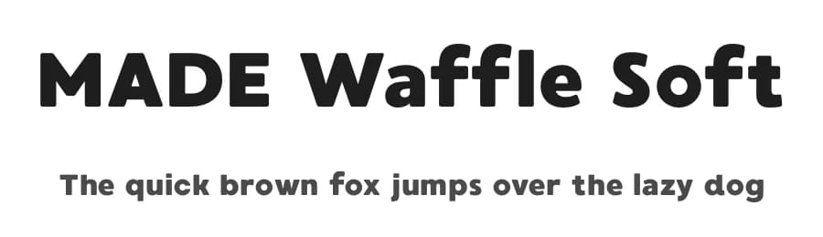 MADE Waffle Soft by MadeType — Sans Serif Font