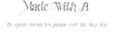 Made With B by Måns Grebäck — Script Handwritten Font — thumbnail 1