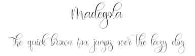 Madegola by NanaNissa — Script Handwritten Font — thumbnail 1