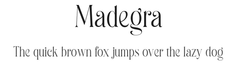 Madegra by Letterhend Studio — Serif Font