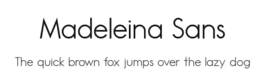 Madeleina Sans by Chequered Ink — Sans Serif Font — thumbnail 1