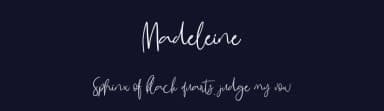 Madeleine by Ryan Prasetya — Script Handwritten Font — thumbnail 2