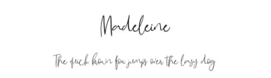 Madeleine by Ryan Prasetya — Script Handwritten Font — thumbnail 1