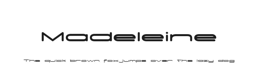Madeleine by madeDeduk — Sans Serif Font
