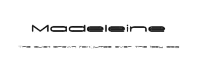 Madeleine by madeDeduk — Sans Serif Font — thumbnail 1