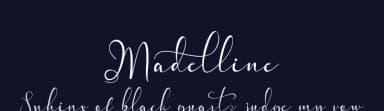 Madelline by Yoga Letter — Script Handwritten Font — thumbnail 2