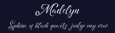 Madelyn by Aditya Rezki Apriyadi — Script Handwritten Font — thumbnail 2