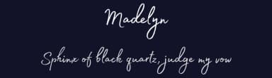 Madelyn by Fontfabric — Script Handwritten Font — thumbnail 2
