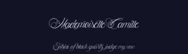 Mademoiselle Camille by Maelle.K | Thomas Boucherie — Script Handwritten Font — thumbnail 2