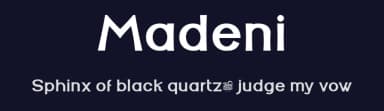 Madeni by twinletter — Sans Serif Font — thumbnail 2