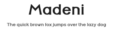 Madeni by twinletter — Sans Serif Font — thumbnail 1
