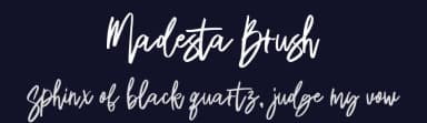 Madesta Brush by Feri Feriyal — Script Handwritten Font — thumbnail 2