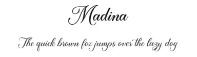 Madina by Ghuroba Studio — Script Handwritten Font — thumbnail 1