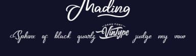 Mading by VinType — Script Handwritten Font — thumbnail 2