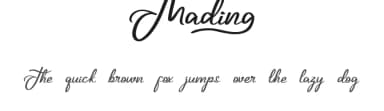 Mading by VinType — Script Handwritten Font — thumbnail 1