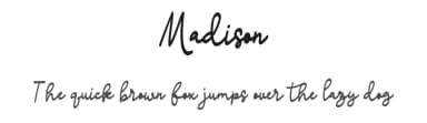 Madison by Mr Letters — Script Handwritten Font — thumbnail 1