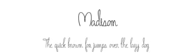 Madison by Designs by Brielle — Script Handwritten Font — thumbnail 1