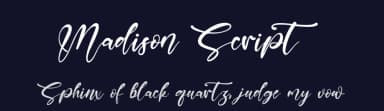 Madison Script by Kong Font — Script Handwritten Font — thumbnail 2