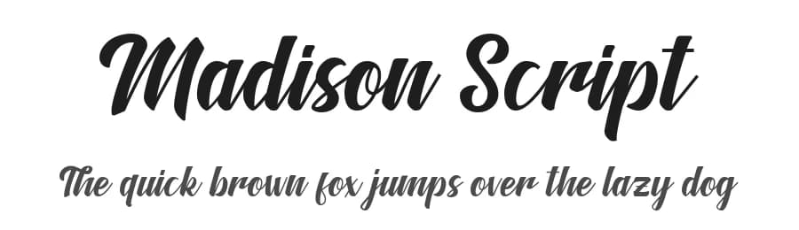 Madison Script by Manjali Studio — Script Handwritten Font