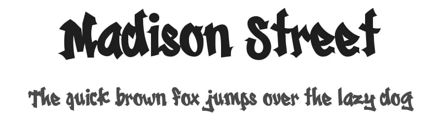 Madison Street by Tokopress — Script Handwritten Font