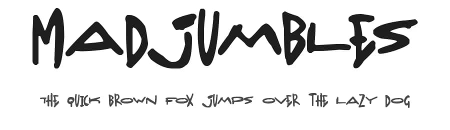 Madjumbles by Hawtpixel — Script Handwritten Font