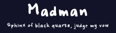 Madman by FontPanda — Script Handwritten Font — thumbnail 2