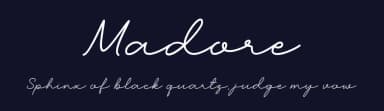 Madore by Heinzel Std — Script Handwritten Font — thumbnail 2