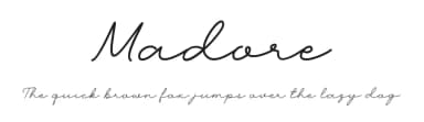 Madore by Heinzel Std — Script Handwritten Font — thumbnail 1