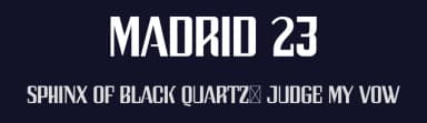 Madrid 23 by Trequartista Studio — Sans Serif Font — thumbnail 2