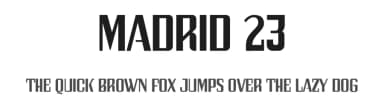 Madrid 23 by Trequartista Studio — Sans Serif Font — thumbnail 1