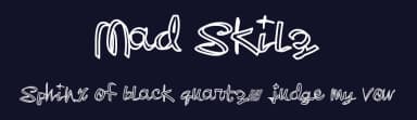 Mad Skilz by Xerographer Fonts — Script Handwritten Font — thumbnail 2