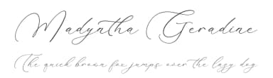 Madyntha Geradine by Storytype Studio — Script Handwritten Font — thumbnail 1