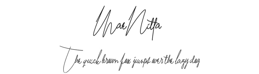 Mae Nitta by Kurnia Setyadi — Script Handwritten Font