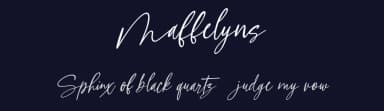 Maffelyns by Maulana Creative — Script Handwritten Font — thumbnail 2