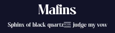 Mafins by Nathatype — Serif Font — thumbnail 2