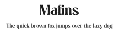 Mafins by Nathatype — Serif Font — thumbnail 1