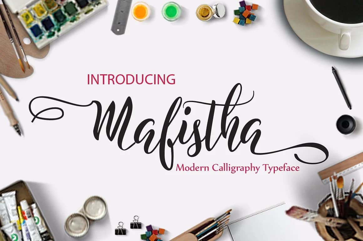Mafistha Font by dwar85raster — Script Handwritten Font