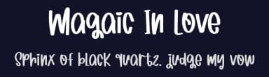 Magaic In Love by Inermedia Studio — Script Handwritten Font — thumbnail 2