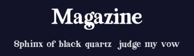 Magazine by Nestype — Serif Font — thumbnail 2